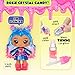 Yummiland Lip Gloss Doll - Roxie Crystal Candy, with DIY Lip Gloss Kit, Ages 4+