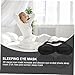 Beaupretty 2Pcs Stereo Blindfold Eye Masks for Sleeping Lightweight Breathable Shading Eye Covers Comfortable Eye Patches for Travel Relaxation Black