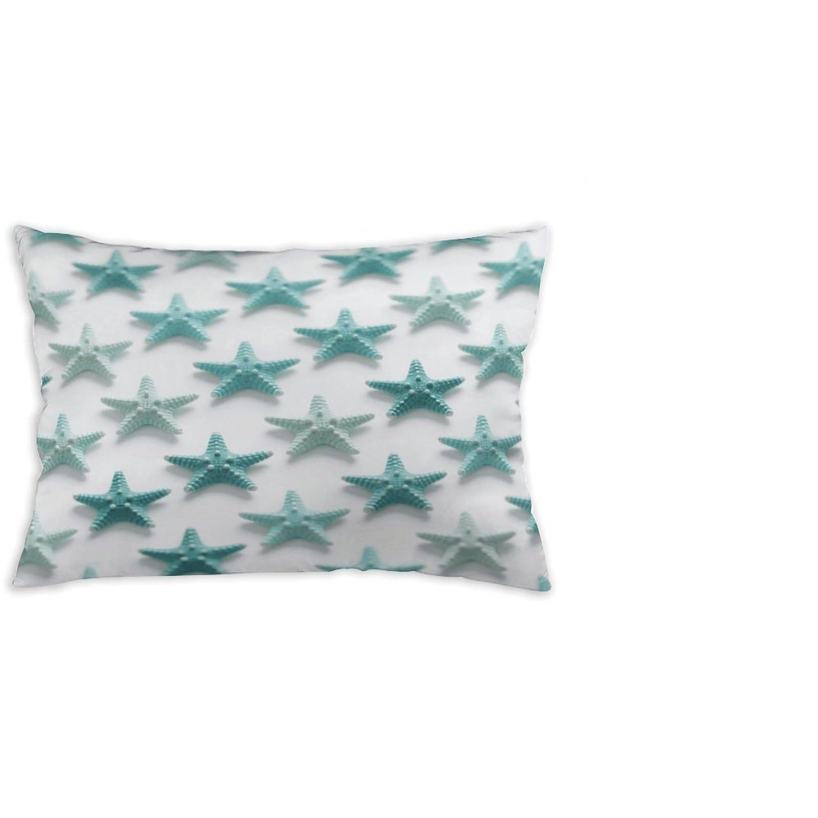 FodPand Decorative Throw Pillow Covers 12x20 Short Plush Starfish Body Pillowcase Cushion Cases with Invisible Zipper Rectangle Lumbar Pillow Shells for Sofa Couch Chair Bed Home Decor