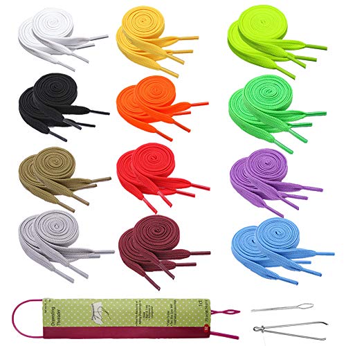 27-Pack Replacement Drawstrings for Sweatpants Shorts Hoodies with Flexible Threader - RoomDiary Colorful Universal Drawstrings for Jackets Swim Trunks Shoe Laces Tote Bags 47