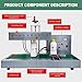 Automatic Induction Sealing Machine for Plastic & Glass Bottles - Adjustable Speed, Seal Width & Height, Efficient Aluminum Foil Sealer for Industrial Packaging