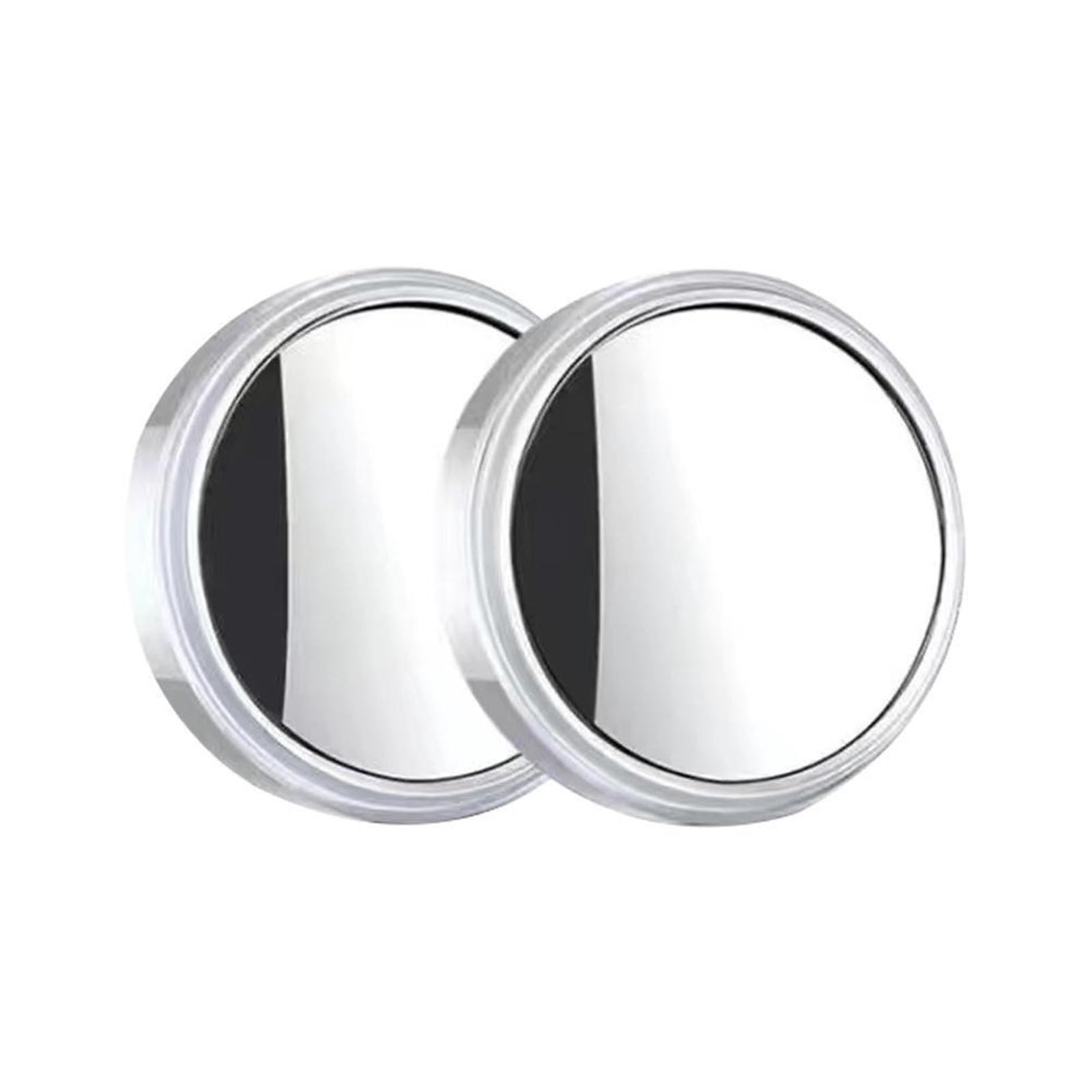 Accessori per auto Retrovisore per auto piccolo rotondo | Specchio per cecità visiva Specchio ausiliario impermeabile ad alta definizione a 360 gradi(White)