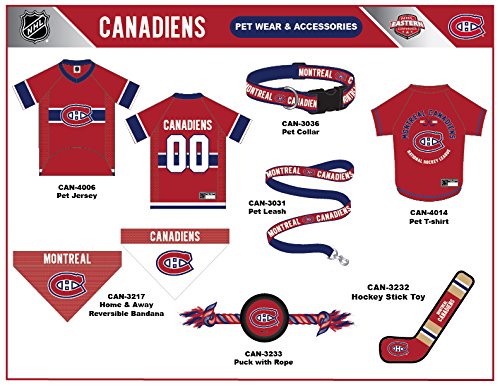 Image of Pets First CAN-4014-SM Montreal Canadians T-Shirt, Small