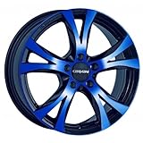 Breite: 6.50 Zoll: 16 CARMANI 09 Compete blue polish 6,5x16 ET38 5.00x114 Hub Bore 72.60 mm - Alu felgen
