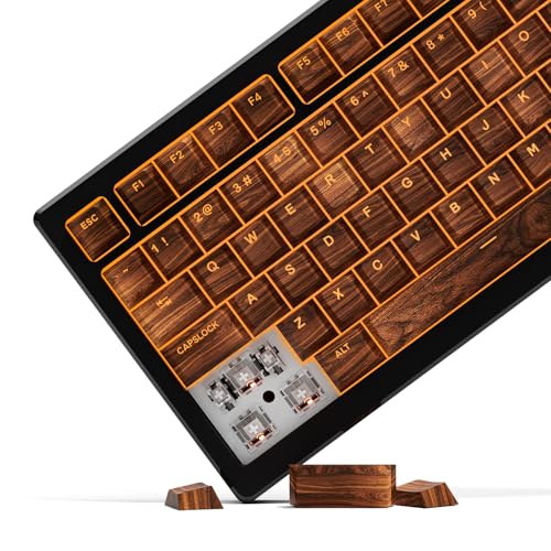 キーキャップ 光るカスタムキーキャップセット、レトロ染料昇華&ダブルショット、チェリープロファイル、130キー、60%/65%/75%/100%メカニカルキーボード対応