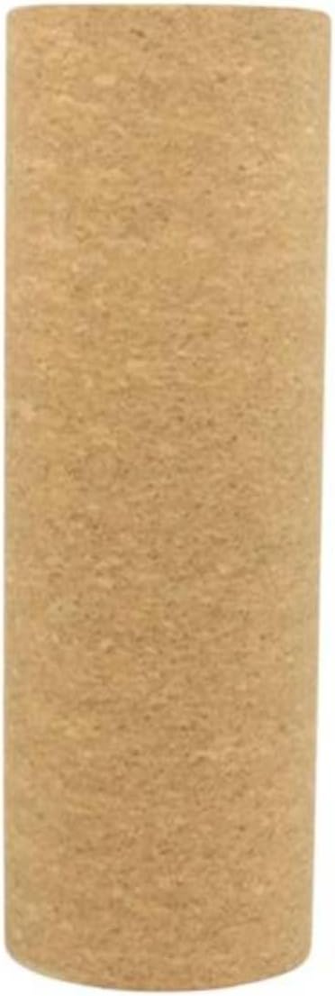 Milageto Cork Exercise Roller Cork Massage Roller for Home Workouts, Diameter 100mm, Length 400mm