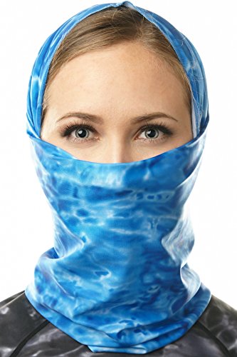 Image of Aqua Design Face Mask for Women: UPF 50+ Motorcycle Ski Cover Balaclava Gaiter