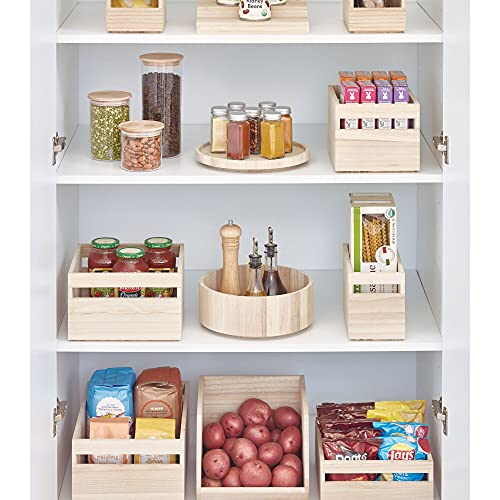 Interdesign 33720 Idesign Renewable Paulownia Collection Tall Turntable Organizer thumb #4