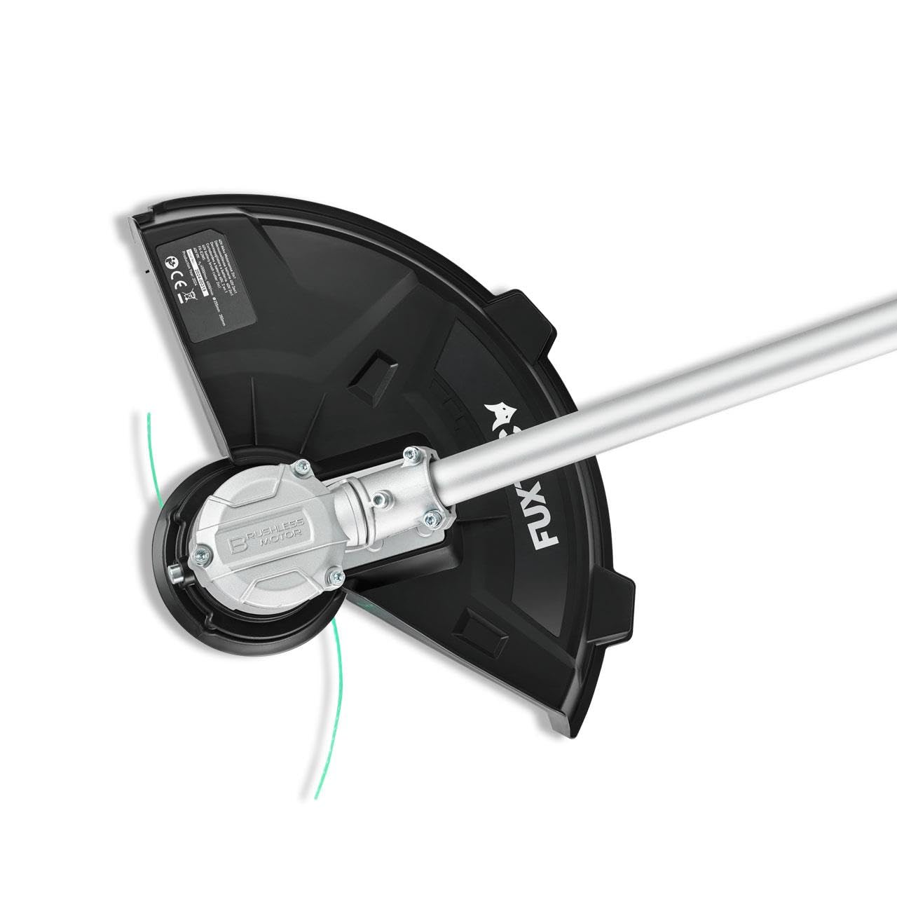 FUXTEC Débroussailleuse Batterie 2x20V FX-E2MSSET - avec Batteries Et Double Chargeur - Largeur De Coupe 25,5-35cm, Lame Et Fil, 10Kg, Jusqu'à 6000 TR/Min