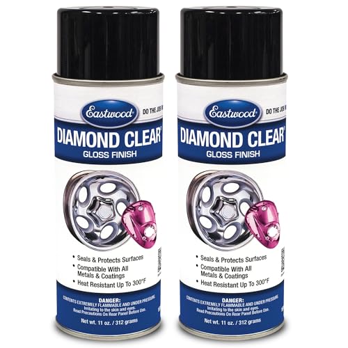 Eastwood Diamond Clear DTM and Painted Surfaces Aerosol Gloss 11 Oz | 2 Pack