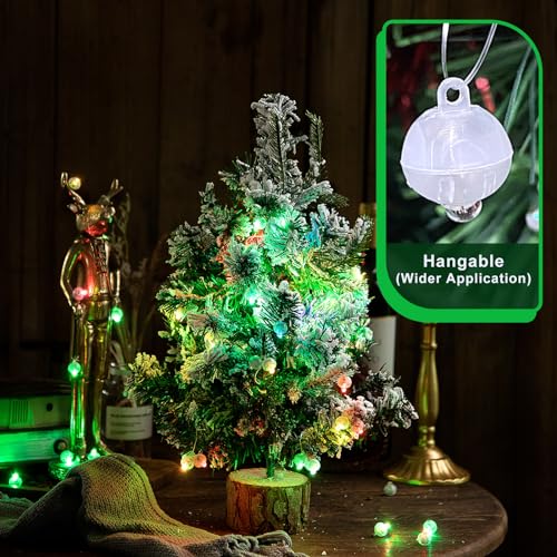 Image of ZGWJ 100PCs Purple Balloon Lights Mini, Battery Powered, Long Standby Time Waterproof Tiny Led Round Flash Light for Paper Lantern Balloon Party Easter Eggs Wedding Christmas Halloween Decorations