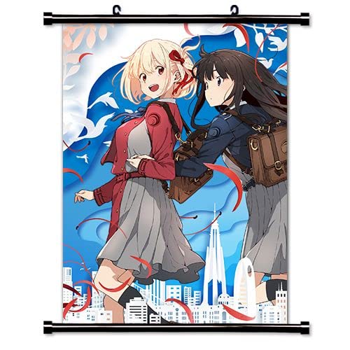 Lycoris Recoil Anime Fabric Wall Scroll Poster (16 x 22) Inches [A] Lycoris Recoil- 3