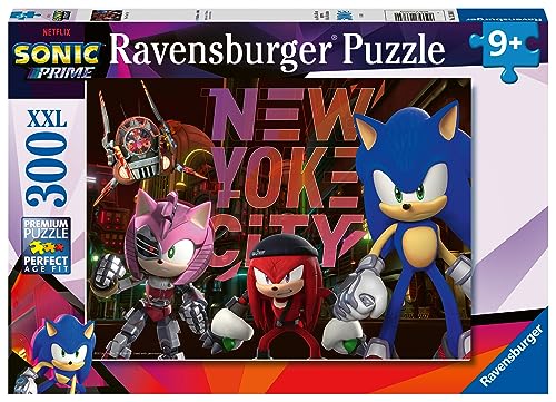 Ravensburger Sonic Prime Jigsaw Puzzle for Kids Age 9 Years Up - 300 Pieces XXL, White, 49 x 36 x 0,2 cm
