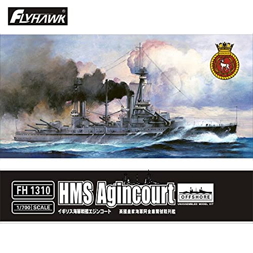 MRY-SFW Flyhawk FH1310 1/700 HMS Agincourt Plastic Model Kit
