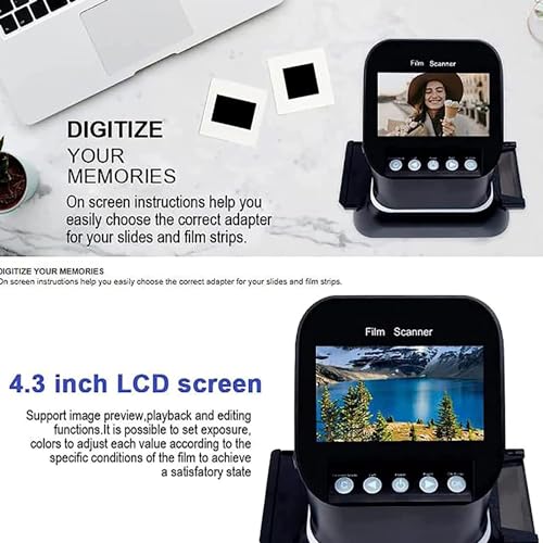 Scanner négatif 135 évitez la dégradation de vos diapositives avec la conversion JPEG LCD