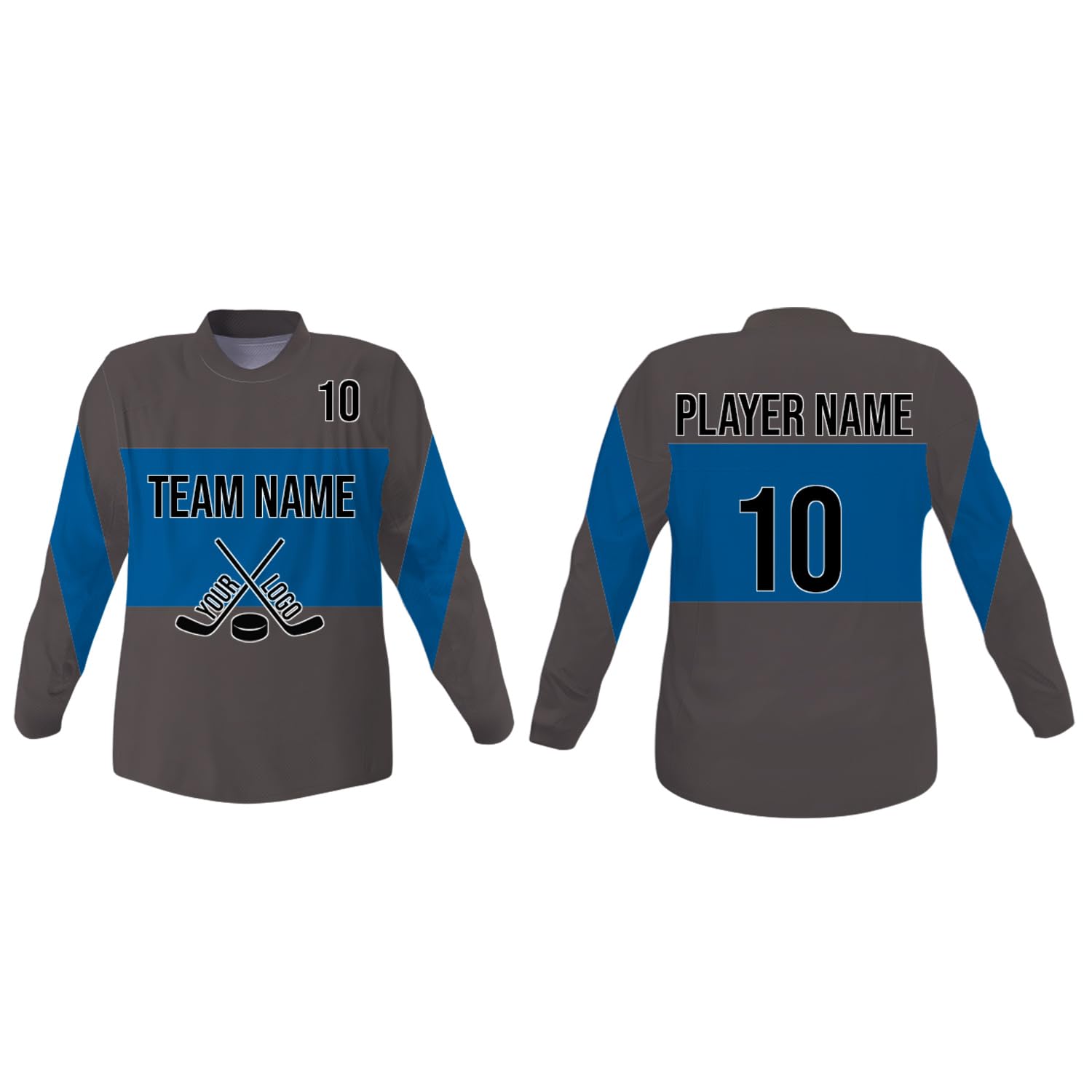 SGS Sports Gear Custom Hockey Jersey, Personalized Reversible or Standard Design with Name &amp; Number, Hockey Jersey
