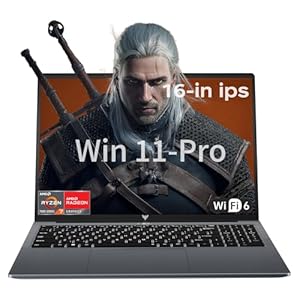 ACEMAGIC Gaming Laptop AMD Ryzen 7 7730U AMD Laptops, 16-in 16GB DDR4 512GB NVMe SSD Ultra Laptops, Backlit & Numeric Input WiFi 6 Win-11 Pro BT5.2 HDMI Type-C USB-3.2 Webcam 3.5mm Audio
