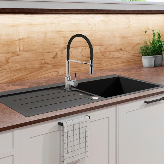 Фронт view of Cornat SAZ612 kitchen faucet components