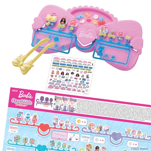 Aquabeads Barbie manualidades de uñas infantiles para tardes de juego creativo en casa 5