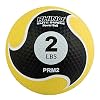 Champion Sports Rhino Elite Medicine Ball (2 pounds), Yellow