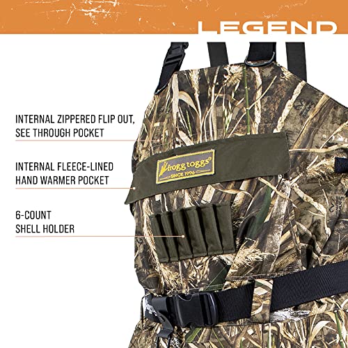 Image of FROGG TOGGS Men's Legend 2-N-1 Waterproof Wader for Hunting with zip in /out PrimaLoft liner