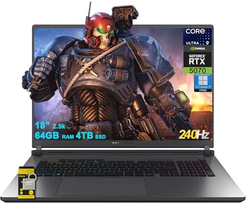 ASUS ROG Strix G18 G815 Gaming AI Laptop 18" 2560x1600 240Hz (100...