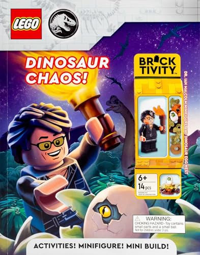 Image of Lego Jurassic World: Dinosaur Chaos! (Activity Book With Minifigure)