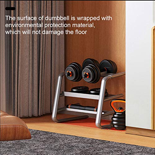 Dumbbells 6 in 1 Verstelbare Set Gratis Gewichten Oefening Barbell Gewicht Sets met Kettlebell Handvat voor Mannen… - Afbeelding 4