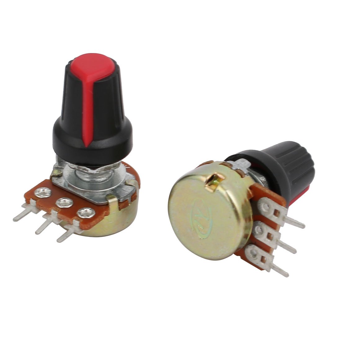 Aexit Guitar Pots Control electrical Audio Tone 100K Ohm Potentiometer Switch Replacement 7pcs