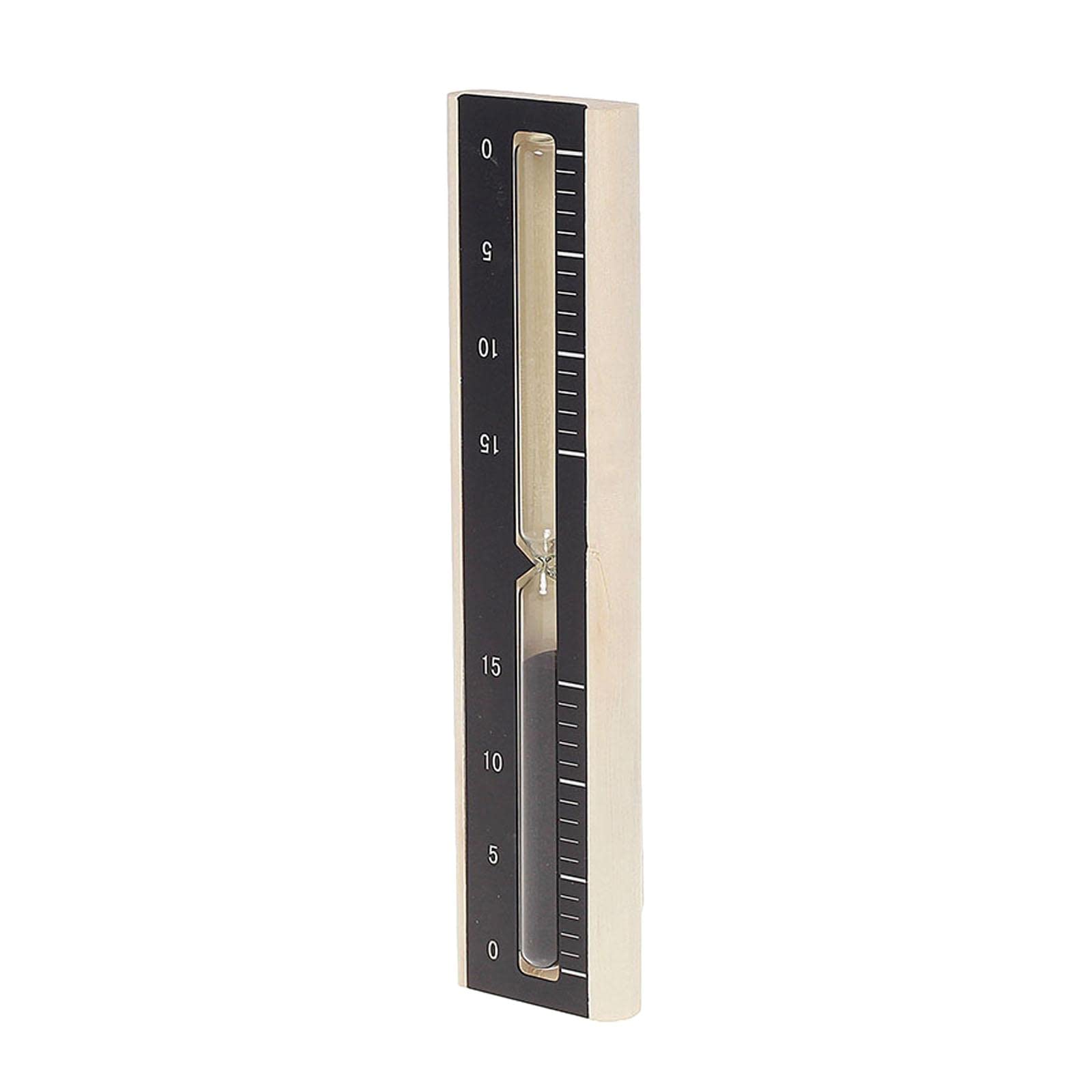 Colcolo Chronographe en bois sablier décor précis Durable rotatif cadeaux polyvalent 15 Minutes sablier pour bain hammam