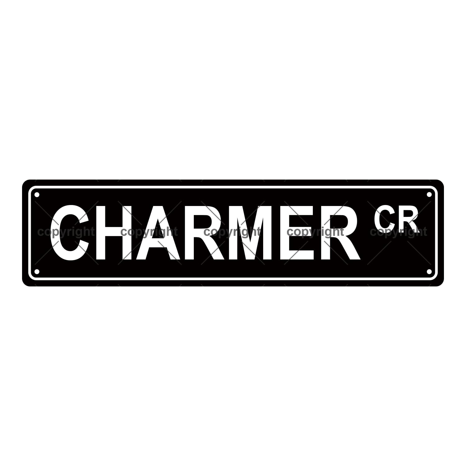 Charmer CR Occupation Metal Tin Street Sign Bar Cafe Garage Cave Home Room Wall Bathroom Farmhouse Garden Porch Patio Decor,4x16 Inch