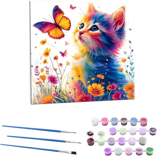 L̒ G Paint by Numbers hG Lbg l ʂ肦 lphGLoXNtg  LoXA[g uVƃANG̋, ItBX CeA rO, ւ̃Mtg 30x30cm (t[