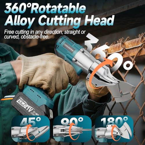 Brushless Metal Cutter with Battery