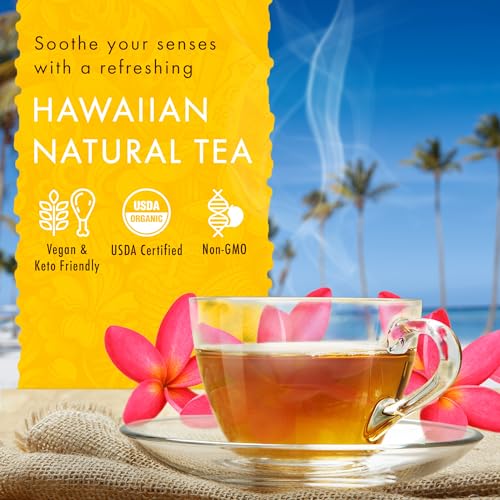 Image of Hawaiian Natural Tea Organic Lemon Chamomile Herbal Tea Bags, 120 Count
