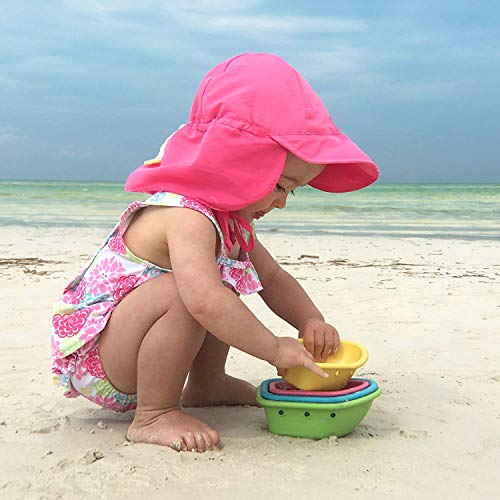 I Play. Baby Flap Sun Protection Swim Hat, Pink, 9-18 Months #TOP2
