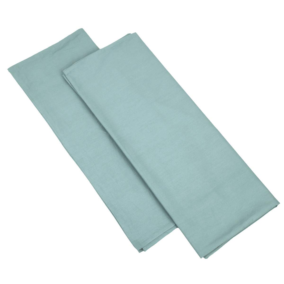 Rockcloud - Fundas de almohada de 100% algodón, tamaño estándar, ultra suaves y frías, hipoalergénicas, paquete de 2