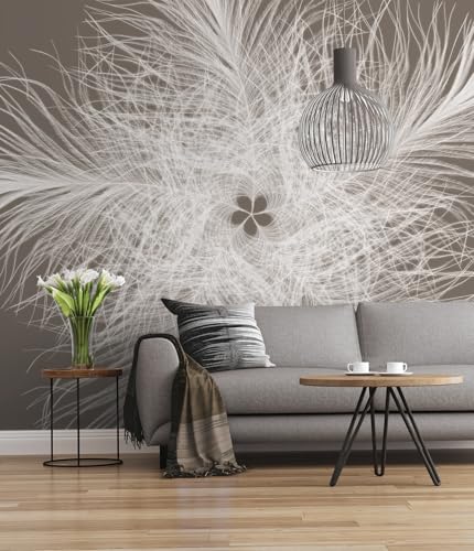 Komar Vlies Fototapete | FEDERSTERN | Größe: 300 x 250 cm (Breite x...