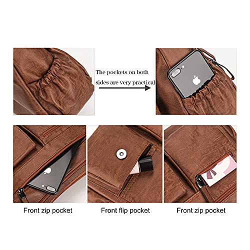 Bolso Hobo Crossbody para Mujer de Cuero PU miniatura 4