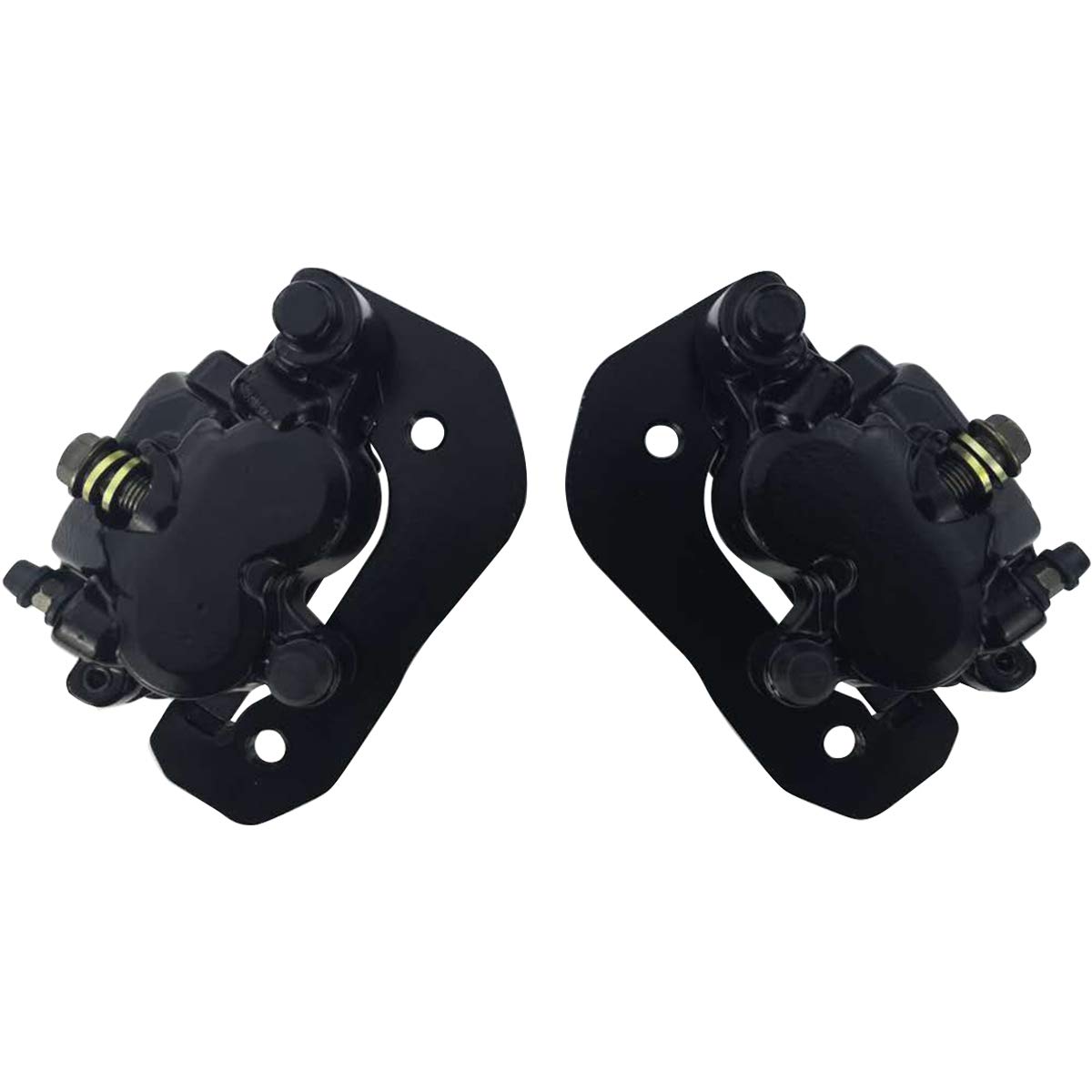 M MATIFront Left & Right Brake Caliper Set for Can-Am Outlander 450 500 570 650 800 850 1000 Renegade 500 570 650 800 850 1000 with Pads 705600862 705600861