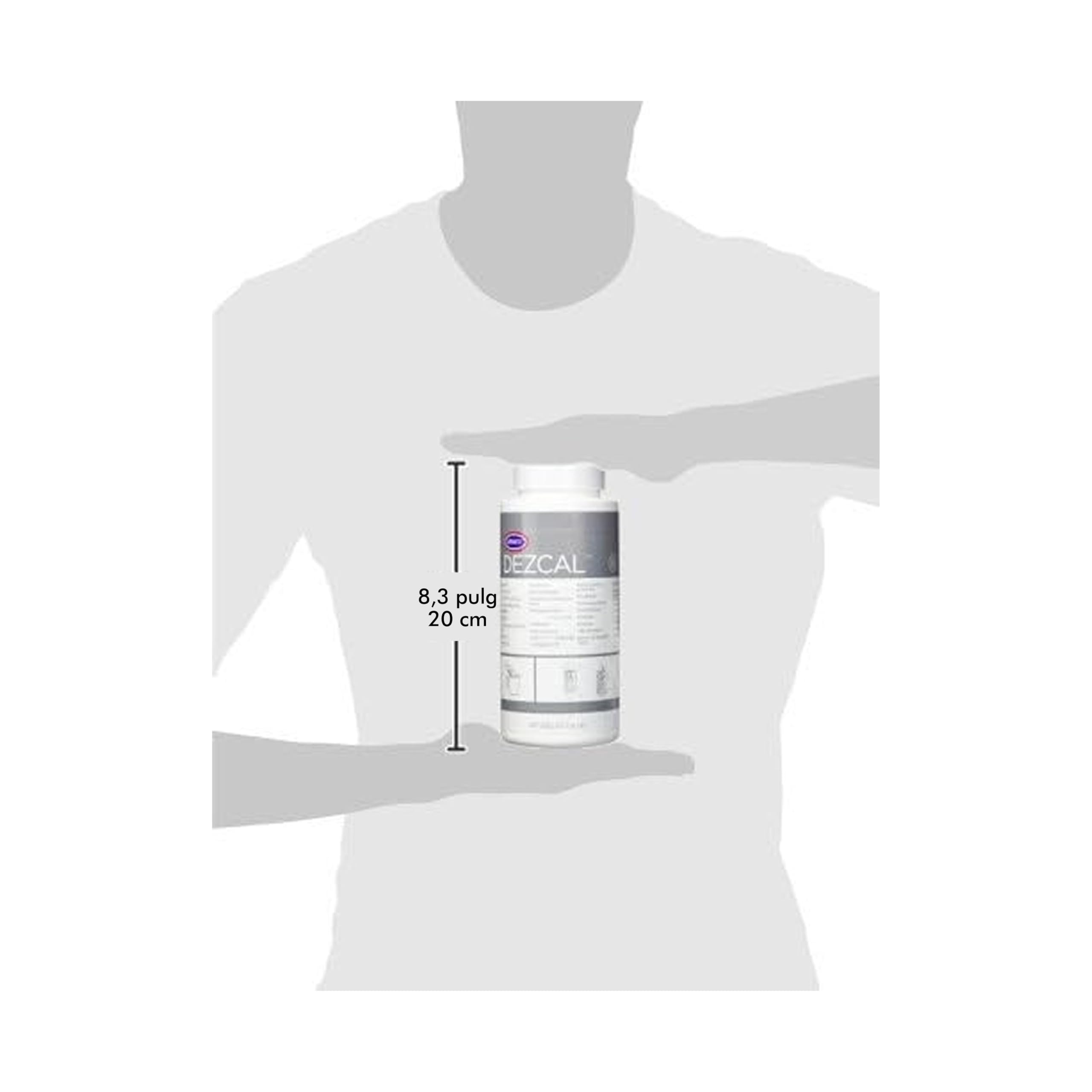 Urnex Dezcal - Polvo Descalcificador para Cafeteras - Elimina la Cal - 900 g - Blanco