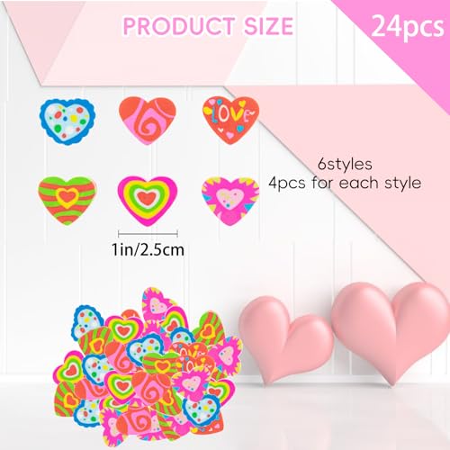 Set de Lápices de Colores para San Valentín 48 Piezas miniatura 4