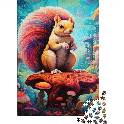 Puzzle de 1000 piezas de ardilla para decorar tu salón tras un montaje relajante