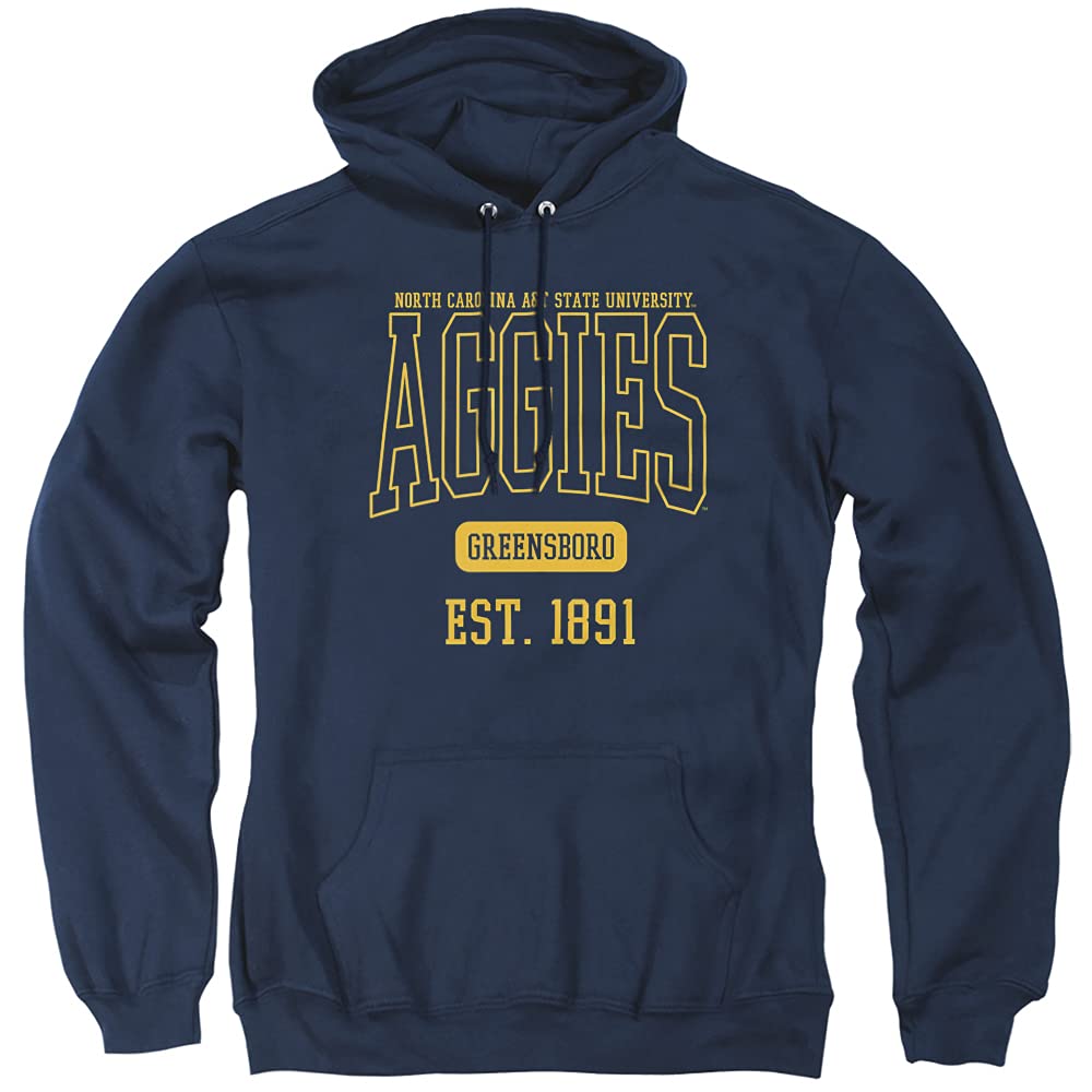 LOGOVISION North Carolina A&T State University Official Est. Date Unisex Adult Pull-Over Hoodie
