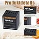 Cumnvulnt Guitar Picks Holder, Plektrum Halter, Schwarz Pickhalter für E-Gitarren, PLA-Material, Gitarren Zubehör, Praktische Aufbewahrung für Plektren, Gitarre Geschenkidee für Musiker