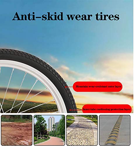 Heren Dames Opvouwbare fiets, Vouwfiets Urban, Opvouwbare fietsen, Gestroomlijnd frame, 20-in-6-speed, Mini-vouwfiets… - Afbeelding 5