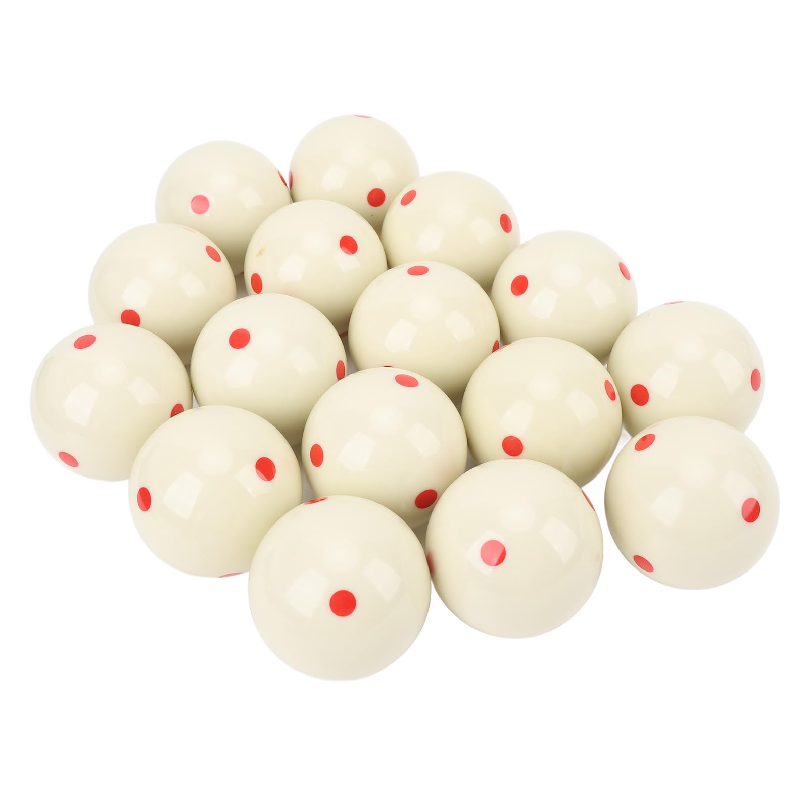 Yomiyuyr Cues Ball, Training Pool Balls, with 6 dots layout, resin construction, 2.25in size, for billiard table spins control and positioning practice