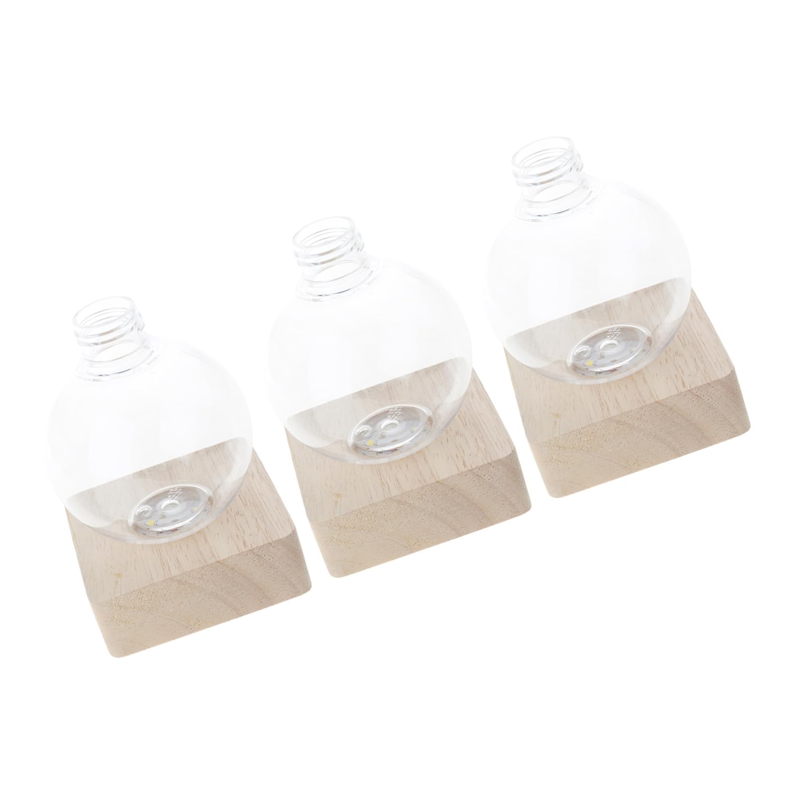 Limtula LED Illuminated Hydroponic Glass Vases for Observing Root Propagation and Creating Night Ambiances Hydroponic LED Vases