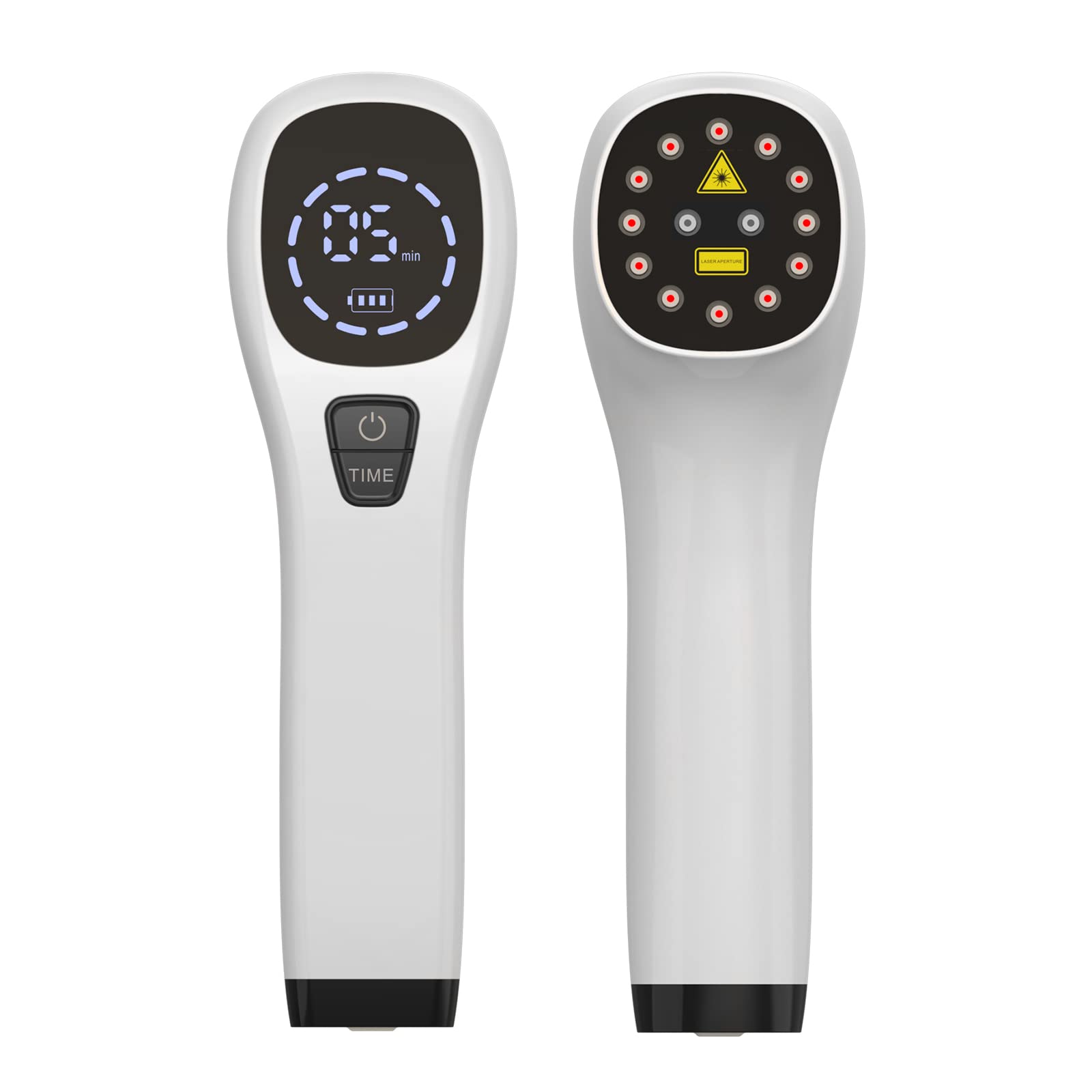 Dispositivo Terapia Della Luce Rossa-Terapia Laser fredda Luce infrarossa Vicina Sollievo Dolore Muscolare Articolare,Terapia Infrarossi Portatile Corpo,Spalla,Schiena,Cane,Gatto (bianco)