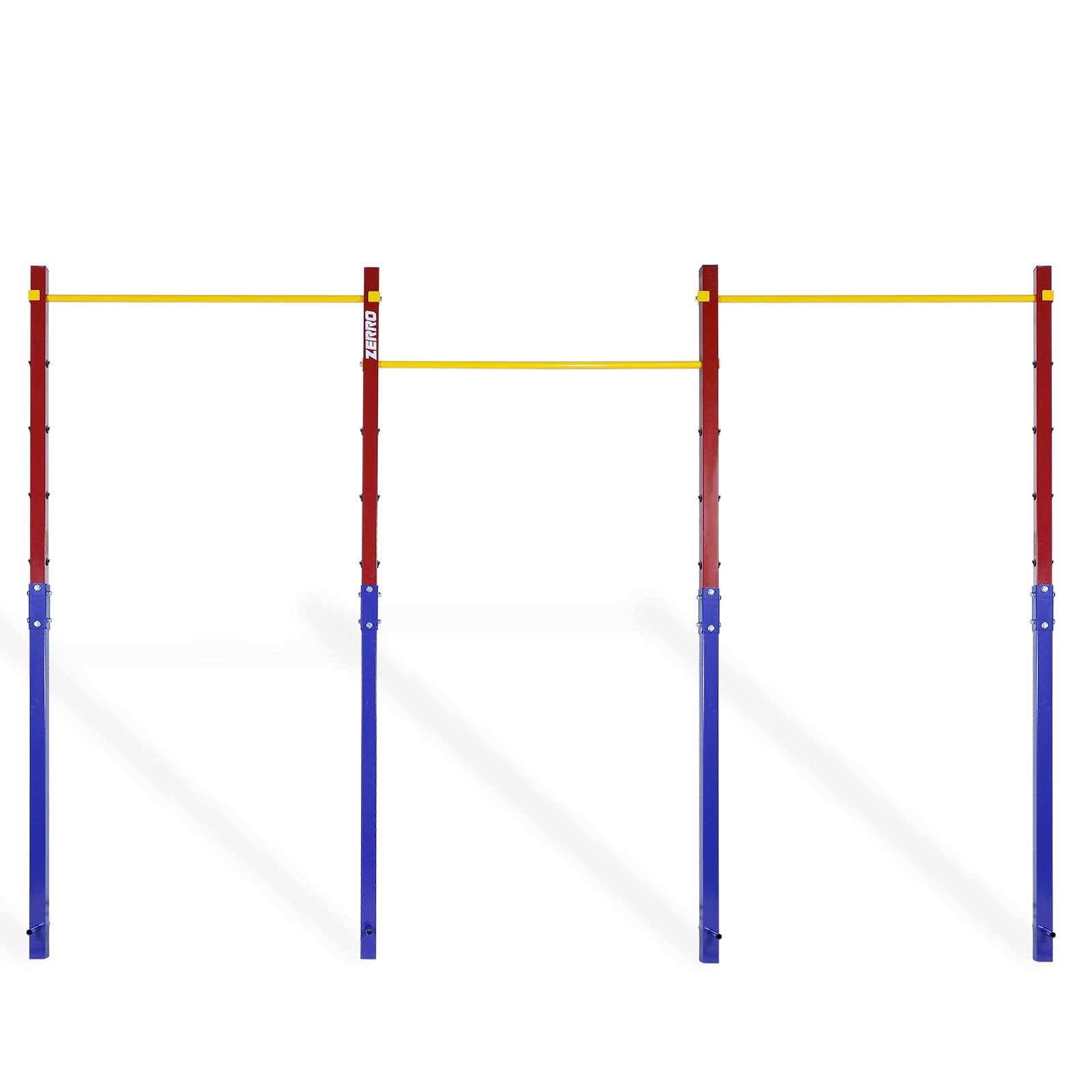 Barre d'escalade jardin enfants ZERRO rouge-bleu pour s'amuser dehors