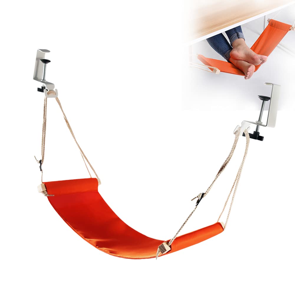 Tragbare Fusttzen Hngematte, Aktualisierte Schreibtisch Hngematte  Langlebig Gurt Fr Alle fr Schreibtisch Flugreisen (Orange) : Amazon.de:  Kche, Haushalt & Wohnen
